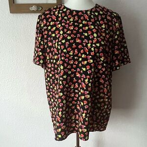Leslie Fay sportswear blouse- Vintage floral